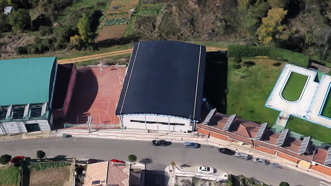 Vista general del Pabellón de la Piscina