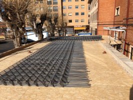 Preparación de la Marquesina